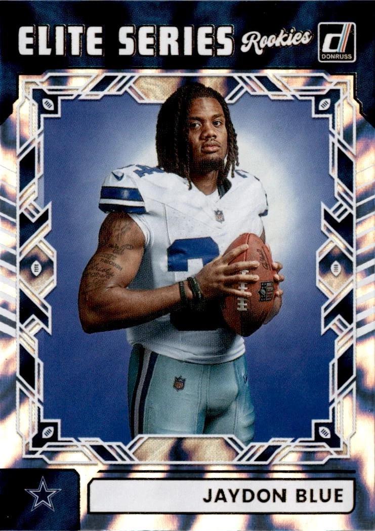 2025 Panini Donruss The Elite Series Rookies Jaydon Blue #ESR-JBE card