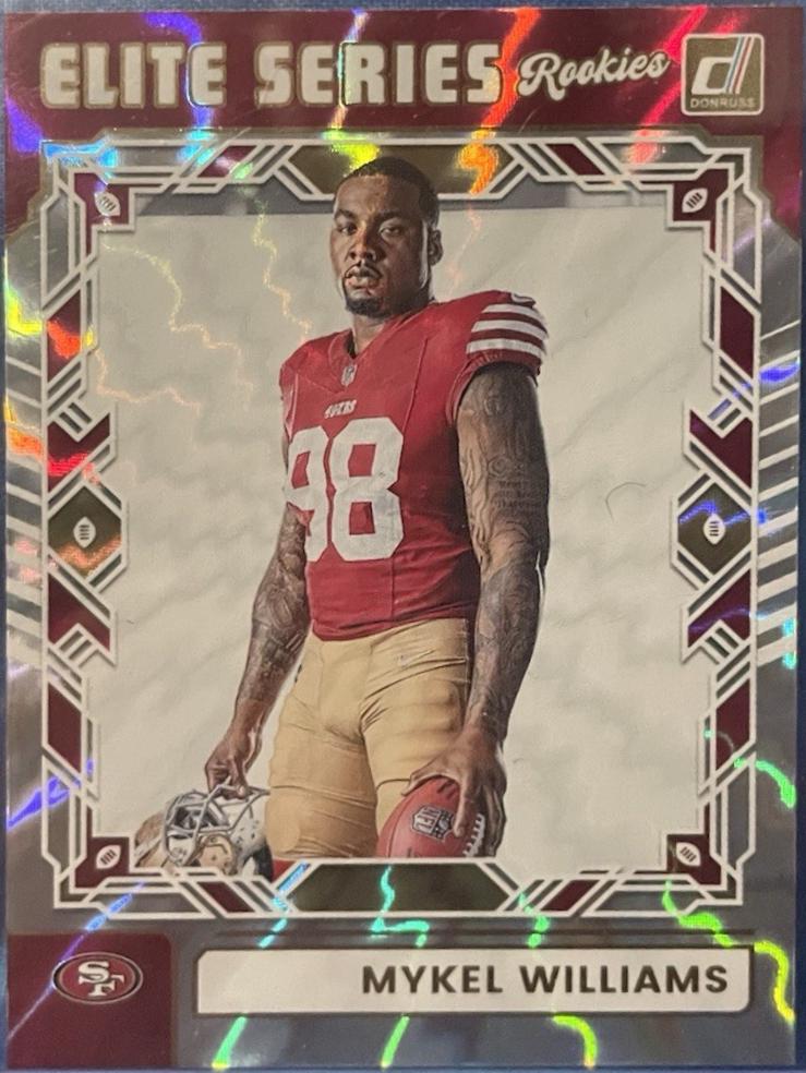2025 Panini Donruss The Elite Series Rookies Mykel Williams #ESR-MWS card
