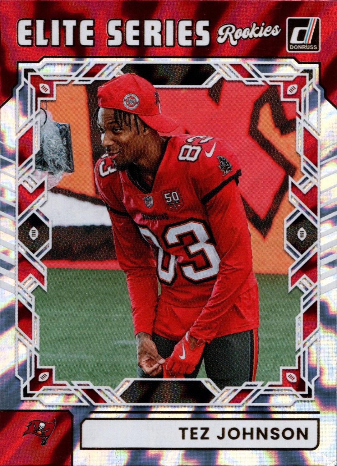 2025 Panini Donruss The Elite Series Rookies Tez Johnson #ESR-TJN card