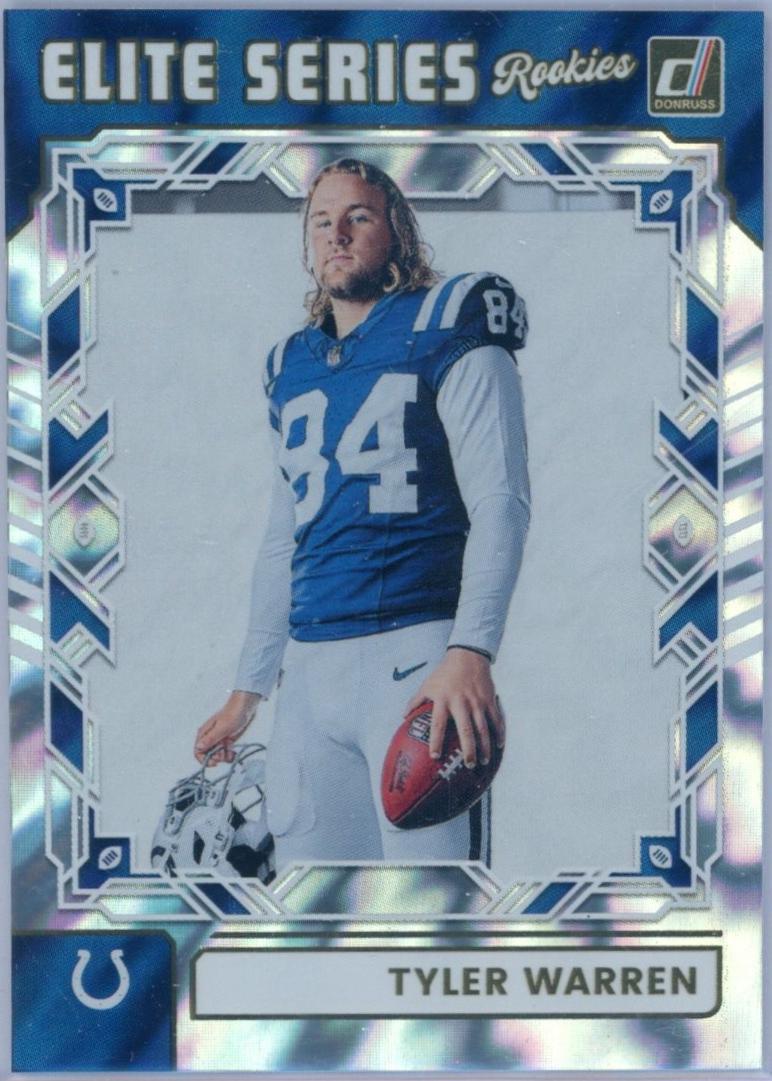2025 Panini Donruss The Elite Series Rookies Tyler Warren #ESR-TWN card
