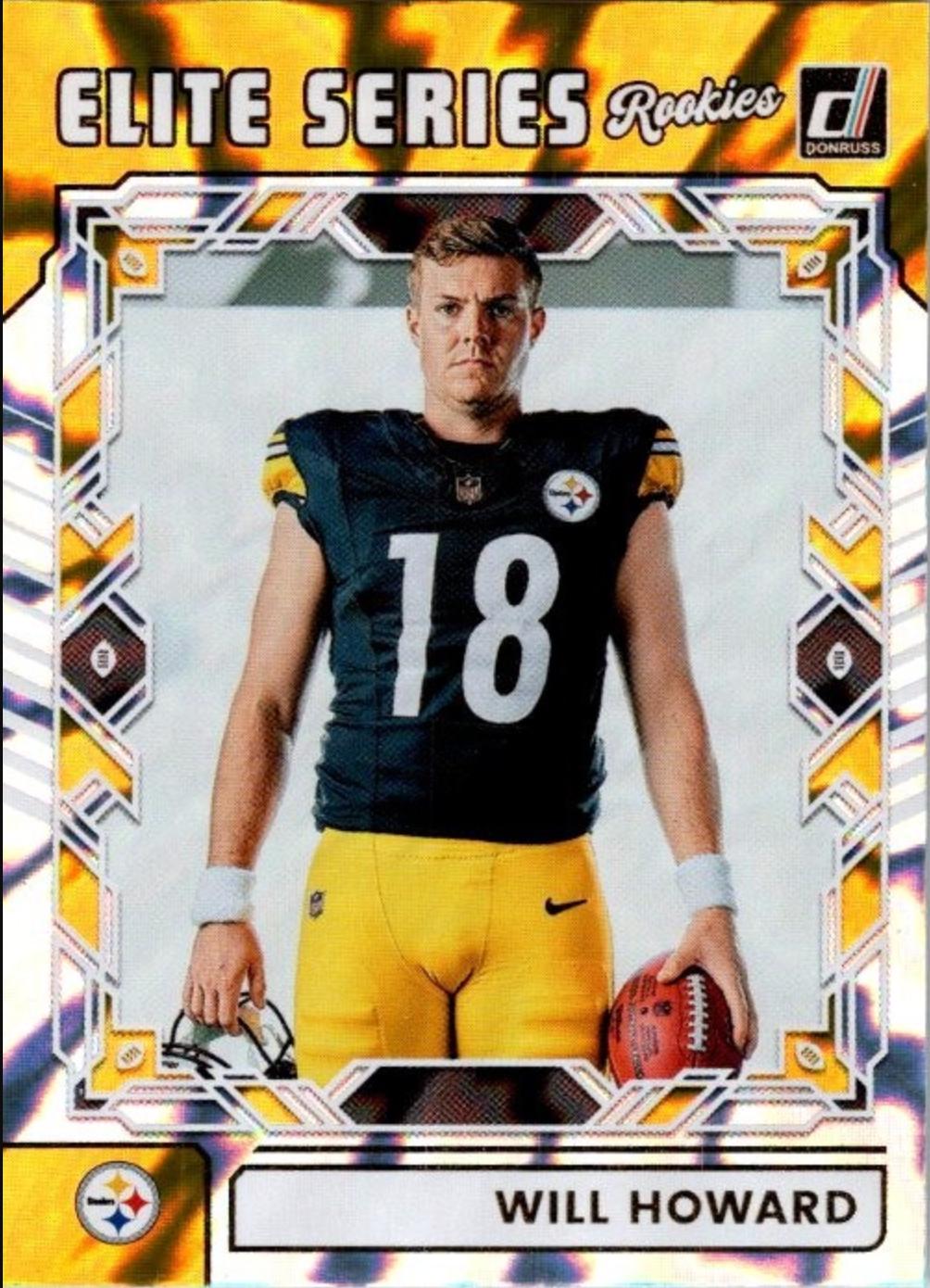 2025 Panini Donruss The Elite Series Rookies Will Howard #ESR-WHD card