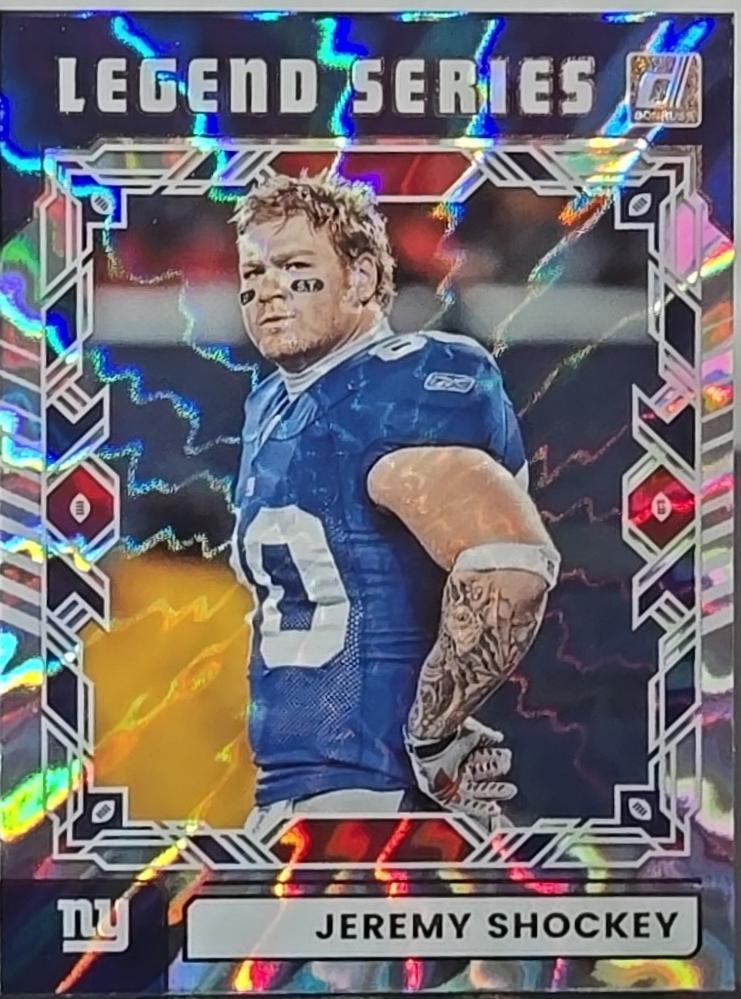 2025 Panini Donruss The Legend Series Jeremy Shockey #TLS-JSH card