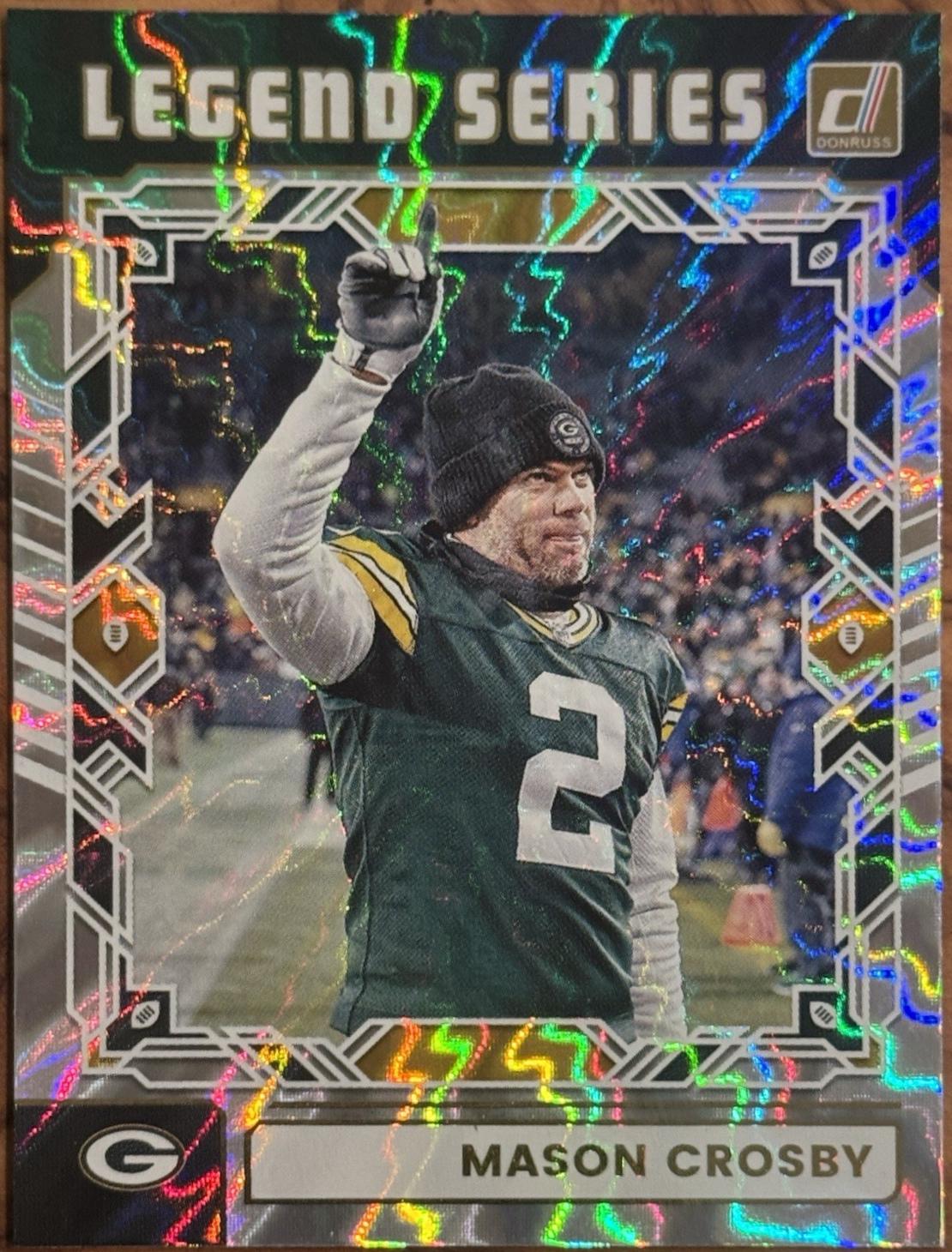 2025 Panini Donruss The Legend Series Mason Crosby #TLS-MCR card