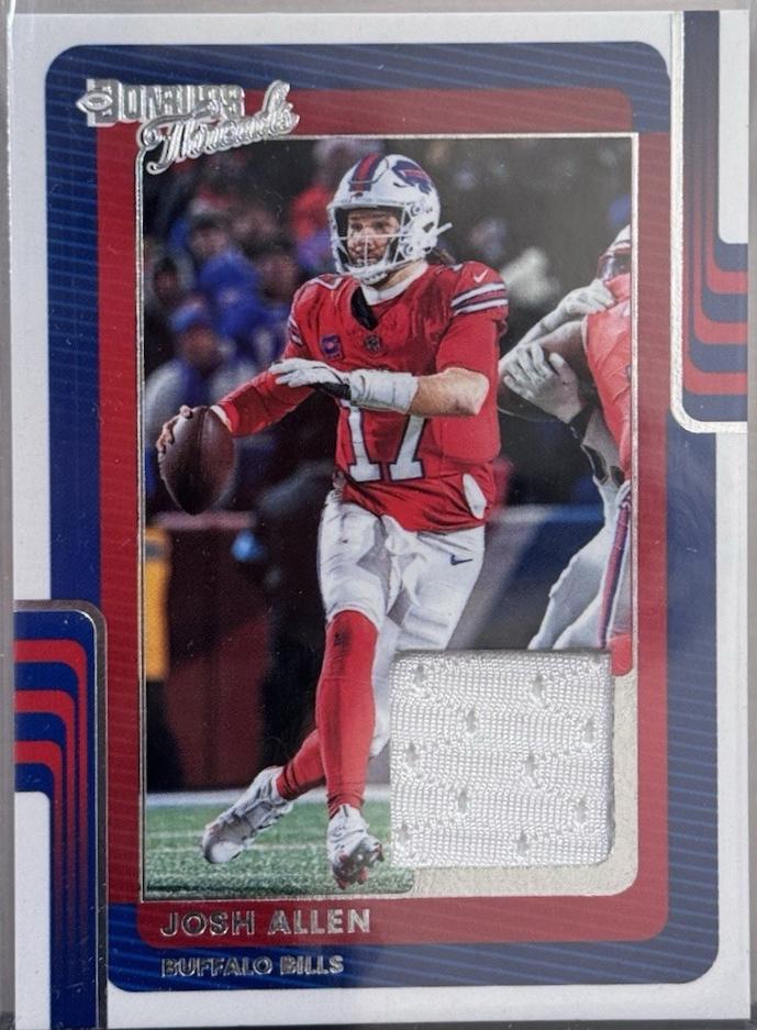 2025 Panini Donruss Threads Josh Allen #DTH-JAN card