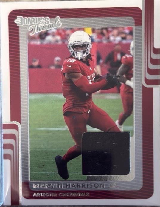 2025 Panini Donruss Threads Marvin Harrison Jr. #DTH-MHJ card