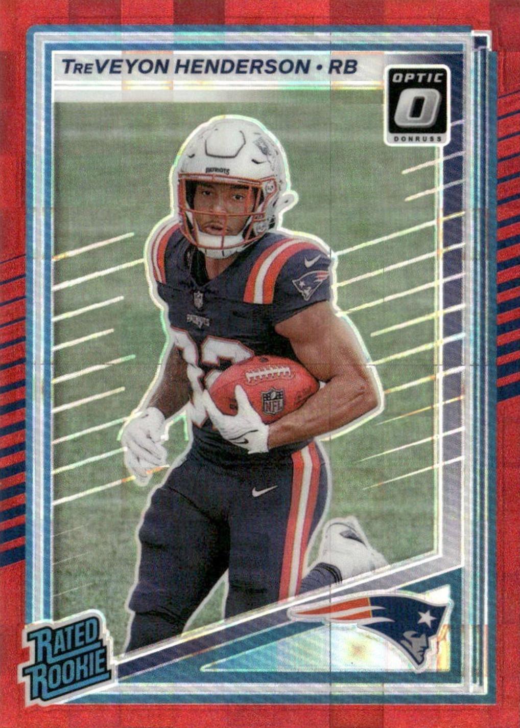 2025 Panini Donruss TreVeyon Henderson [Red Pandora Optic Preview] #332 card