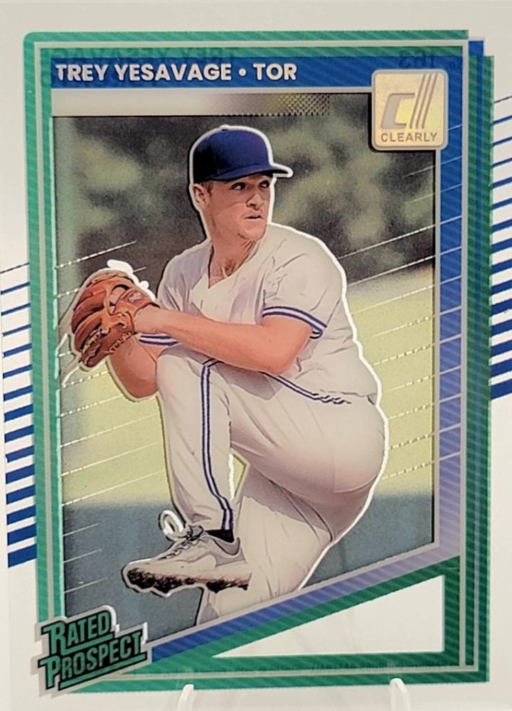 2025 Panini Donruss Trey Yesavage [Clearly Acetate] #163 card