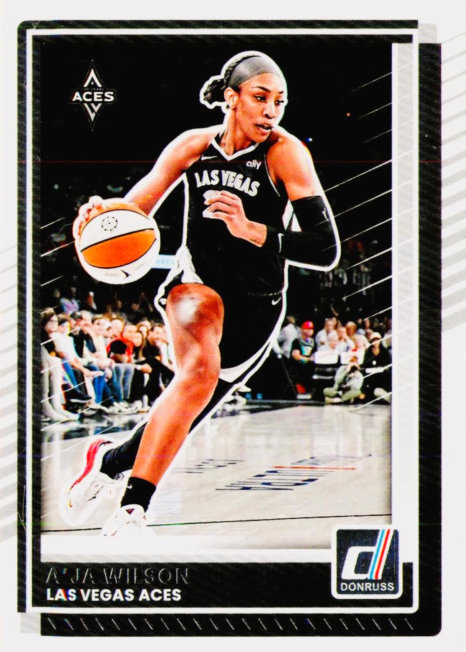 2025 Panini Donruss WNBA A'ja Wilson [Holo] #82 card
