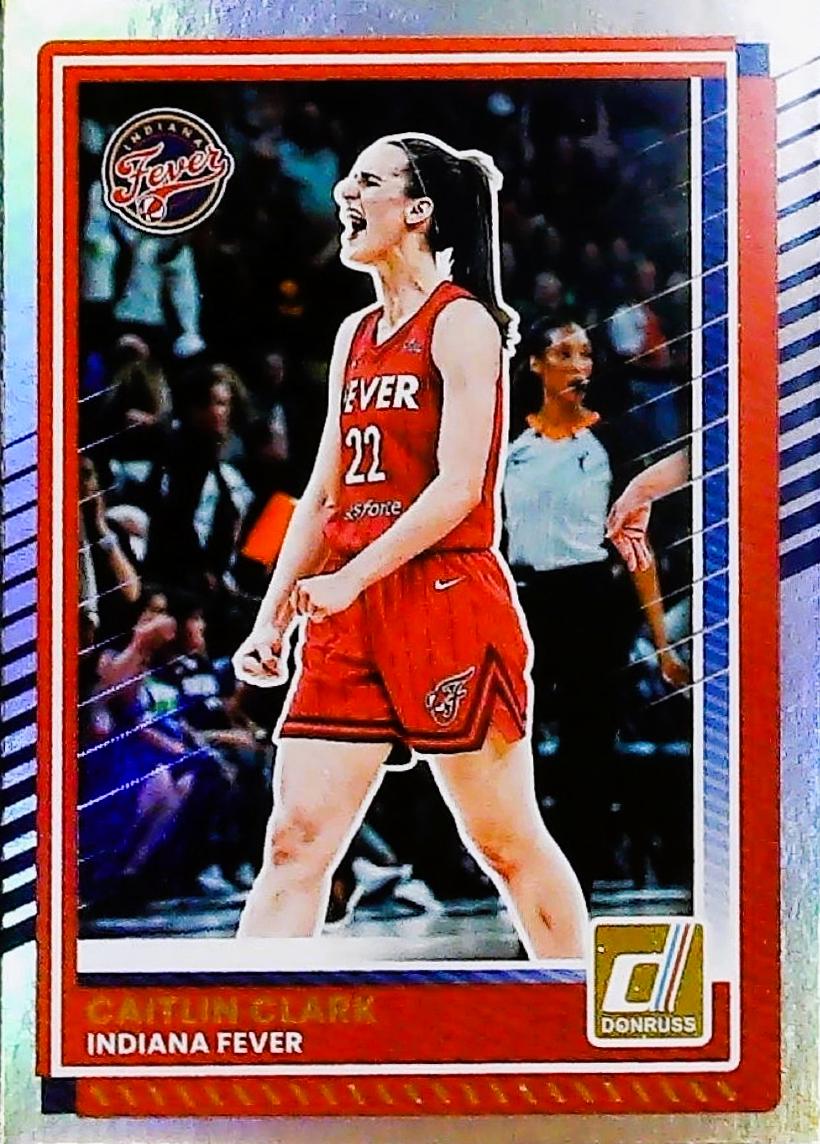 2025 Panini Donruss WNBA Caitlin Clark [Holo] #47 card