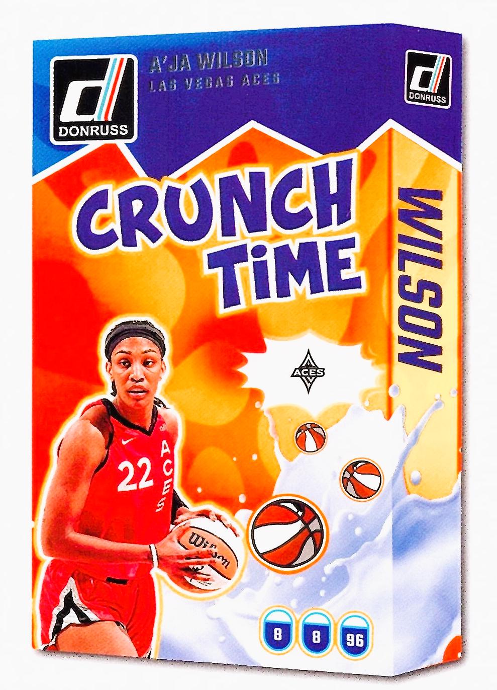 2025 Panini Donruss WNBA Crunch Time A'ja Wilson #12 card