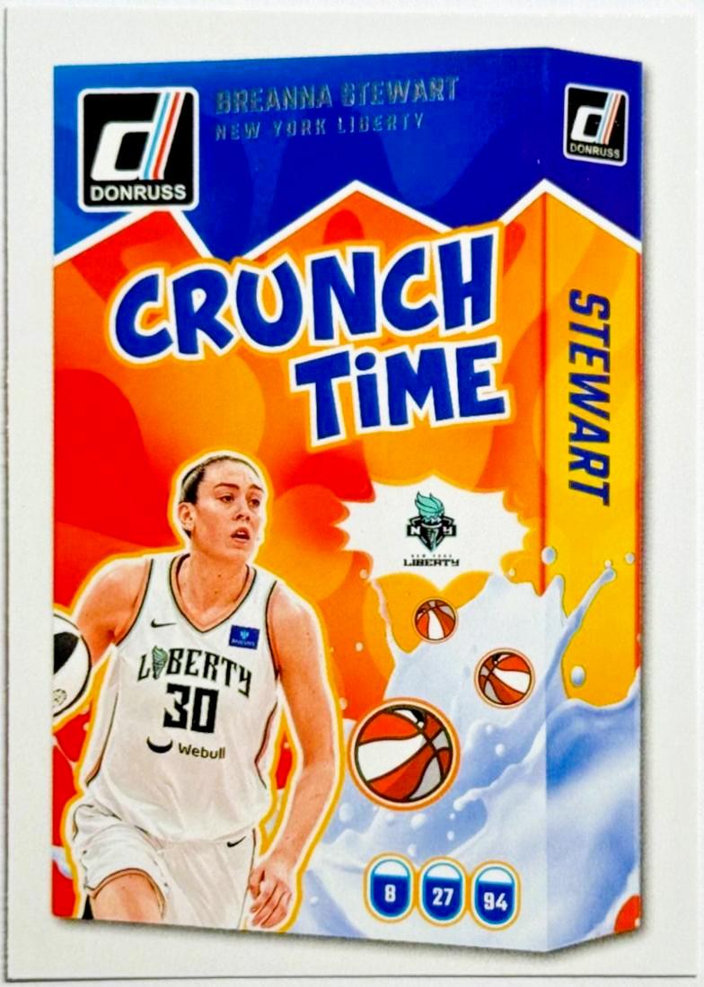 2025 Panini Donruss WNBA Crunch Time Breanna Stewart #3 card