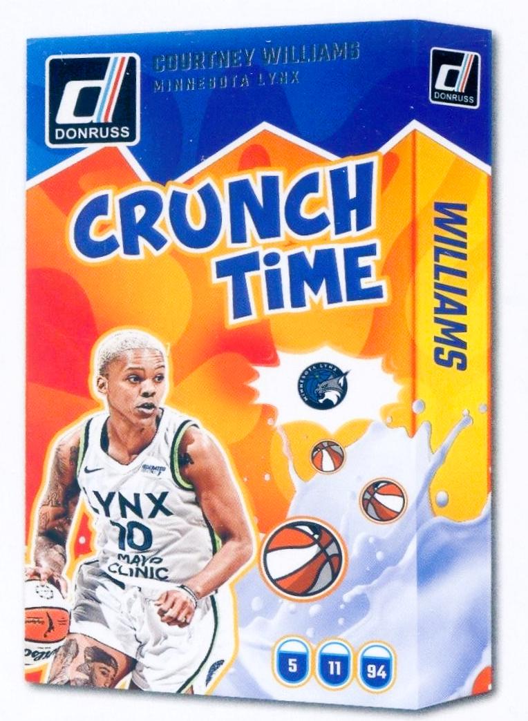 2025 Panini Donruss WNBA Crunch Time Courtney Williams #16 card