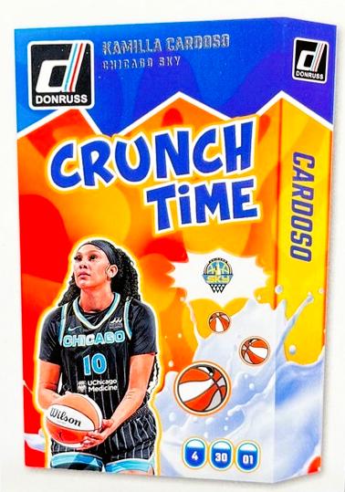 2025 Panini Donruss WNBA Crunch Time Kamilla Cardoso #10 card