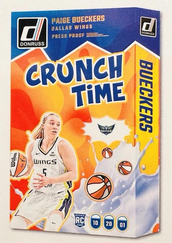 2025 Panini Donruss WNBA Crunch Time Paige Bueckers [Press Proof] #19 card