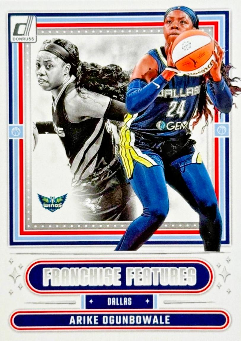 2025 Panini Donruss WNBA Franchise Features Arike Ogunbowale #3 card