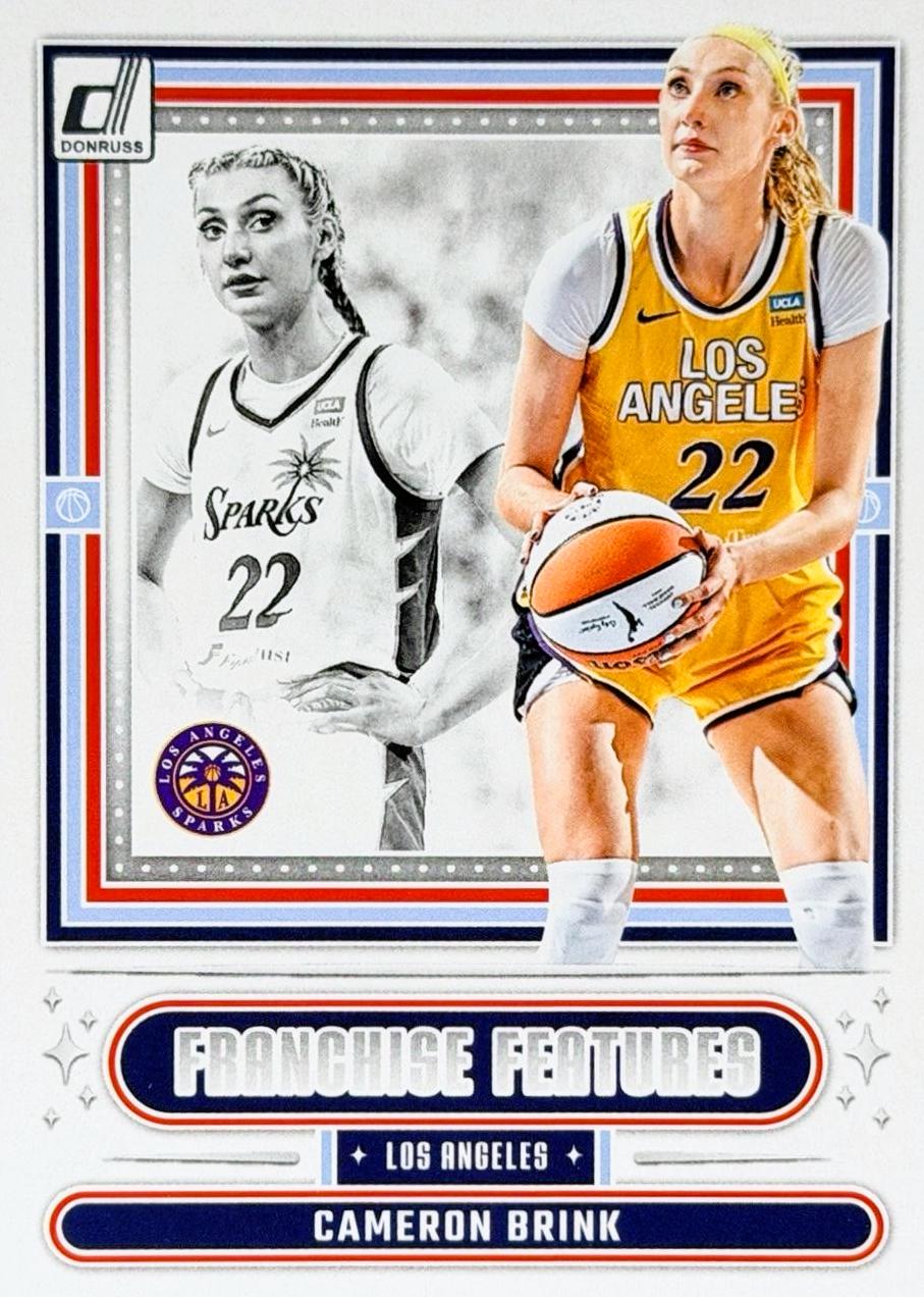 2025 Panini Donruss WNBA Franchise Features Cameron Brink #2 card