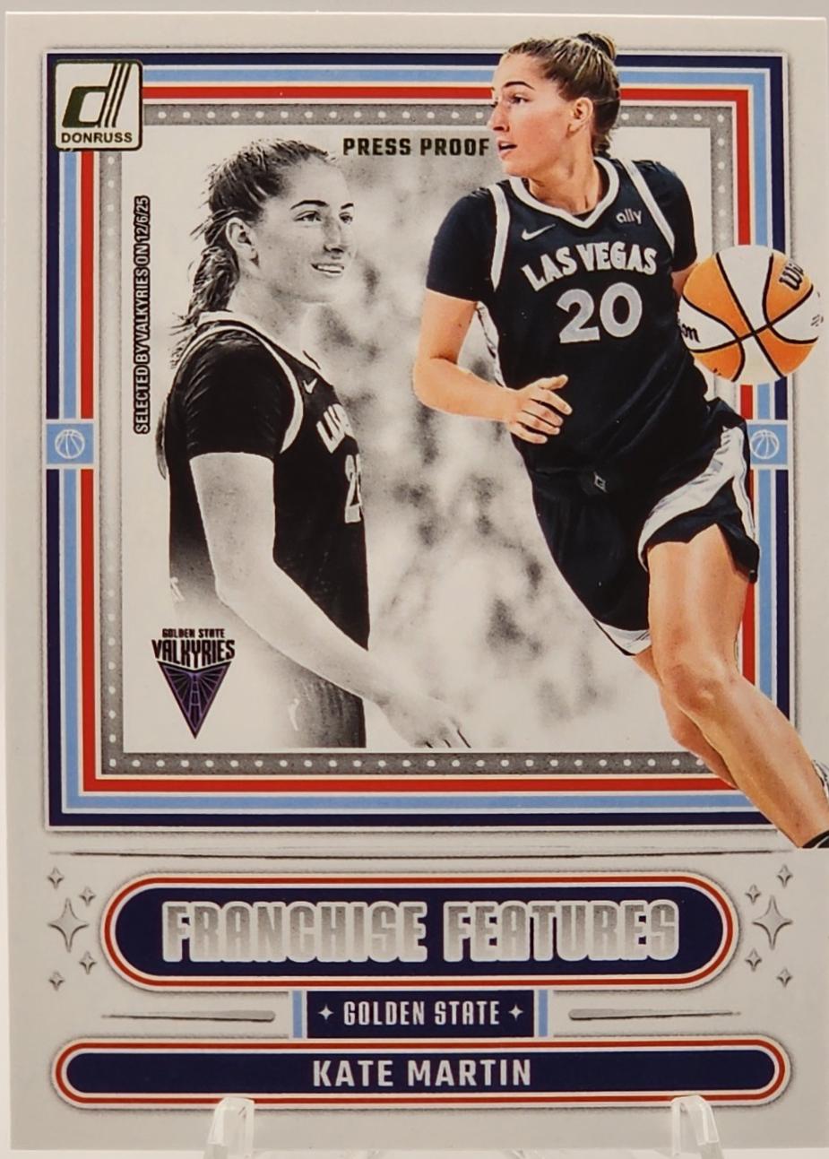 2025 Panini Donruss WNBA Franchise Features Kate Martin [Press Proof] #15 card