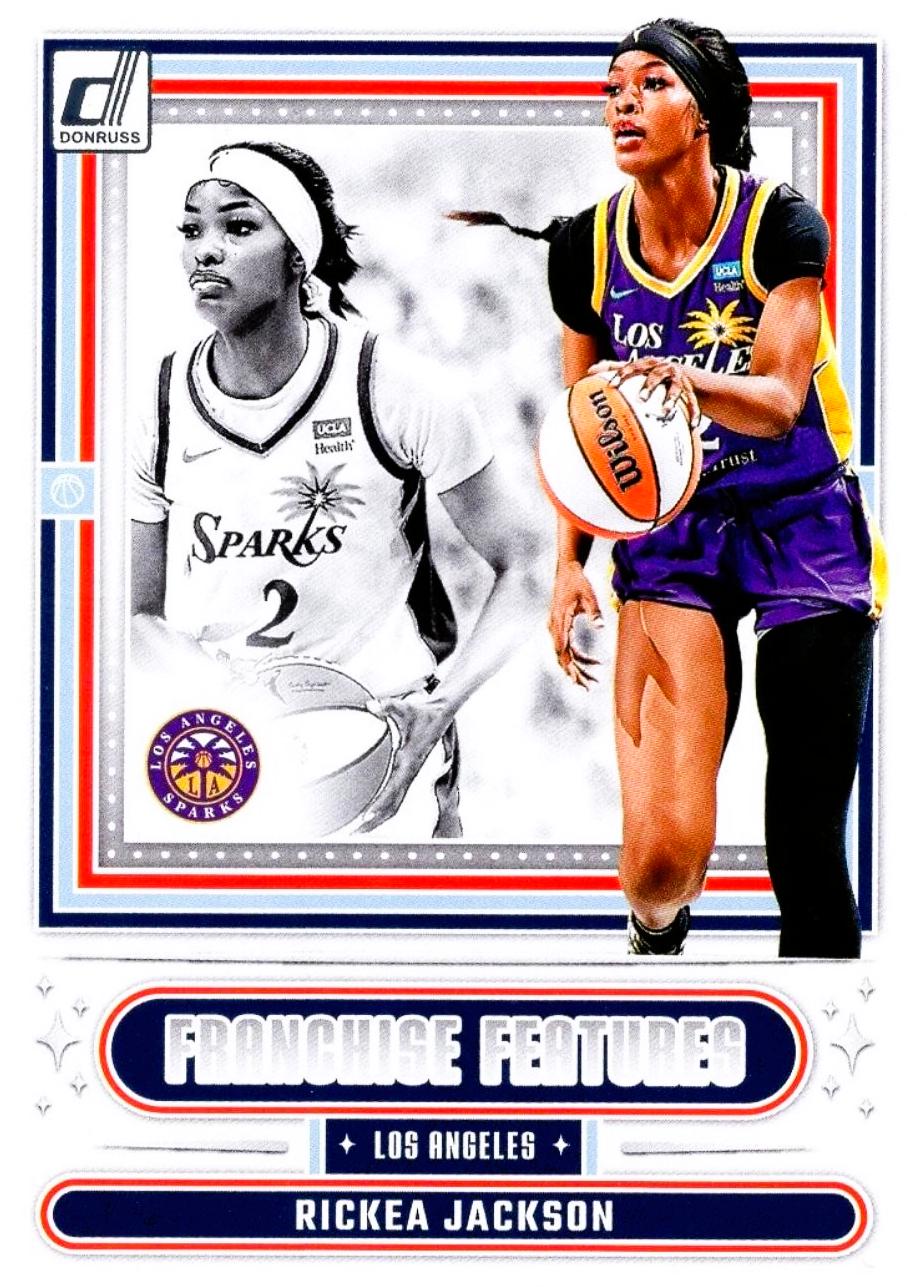 2025 Panini Donruss WNBA Franchise Features Rickea Jackson #8 card