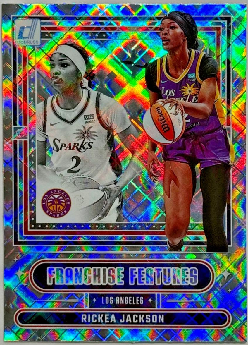 2025 Panini Donruss WNBA Franchise Features Rickea Jackson [Diamond] #8 card