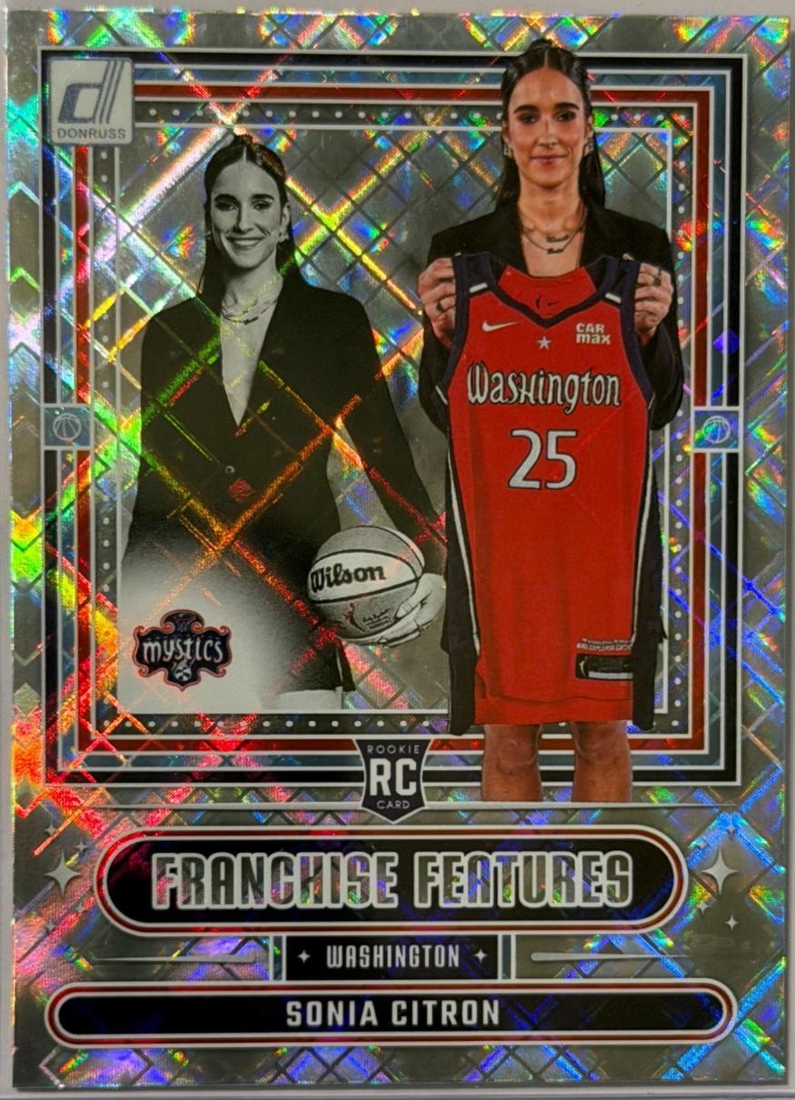 2025 Panini Donruss WNBA Franchise Features Sonia Citron [Diamond] #17 card