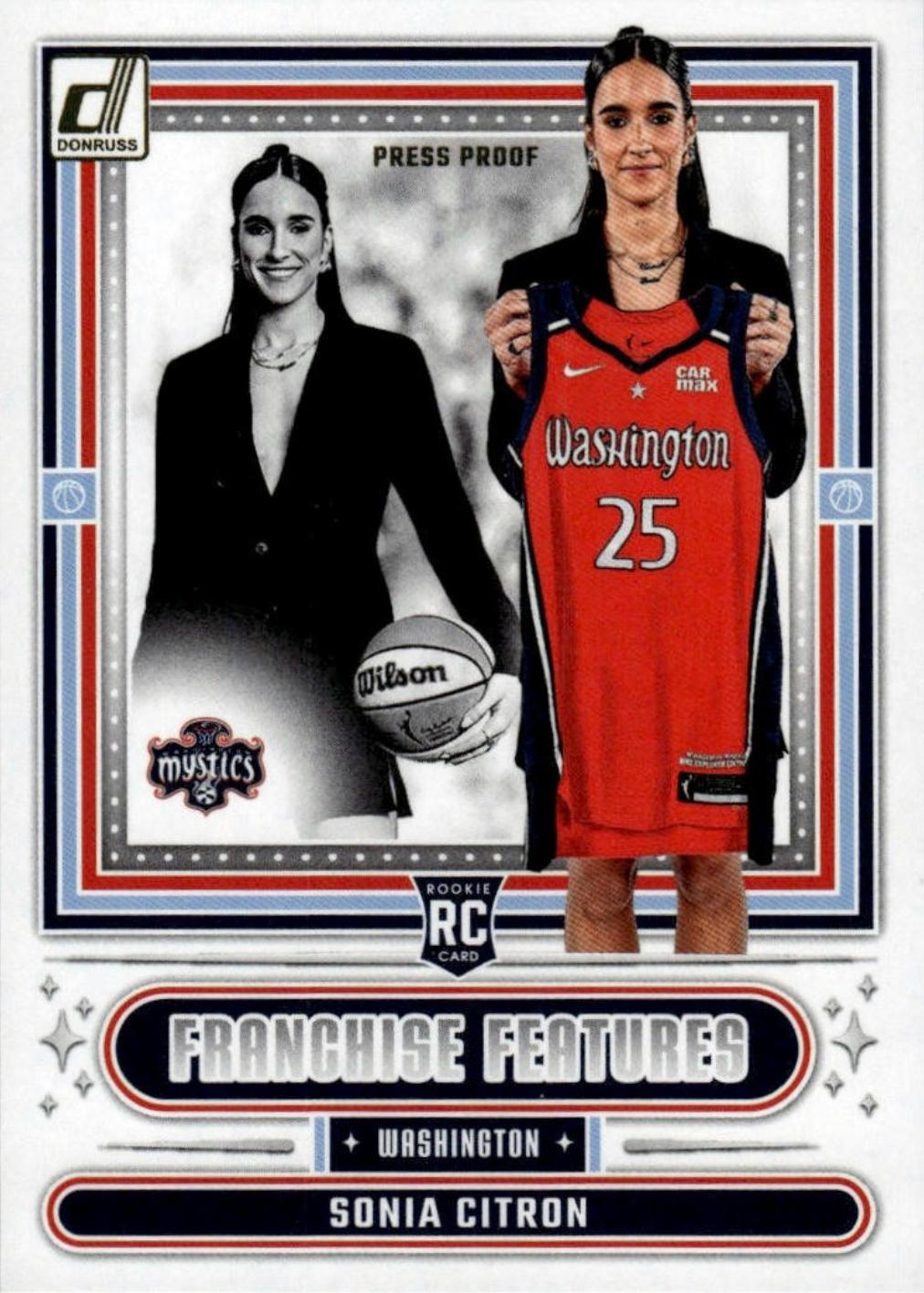 2025 Panini Donruss WNBA Franchise Features Sonia Citron [Press Proof] #17 card