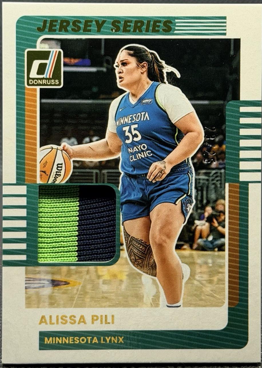 2025 Panini Donruss WNBA Jersey Series Alissa Pili #6 card