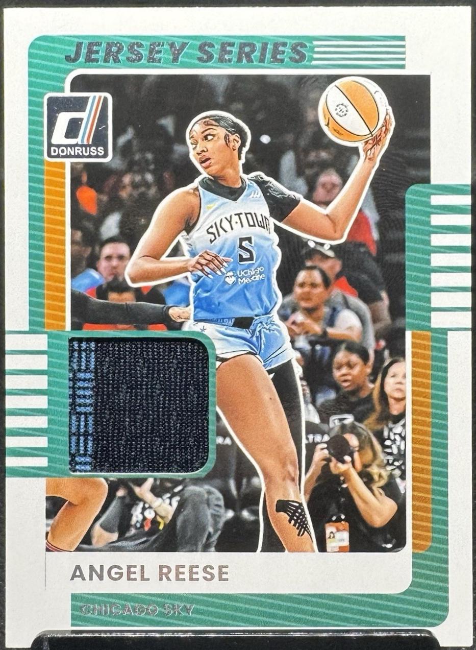 2025 Panini Donruss WNBA Jersey Series Angel Reese #78 card