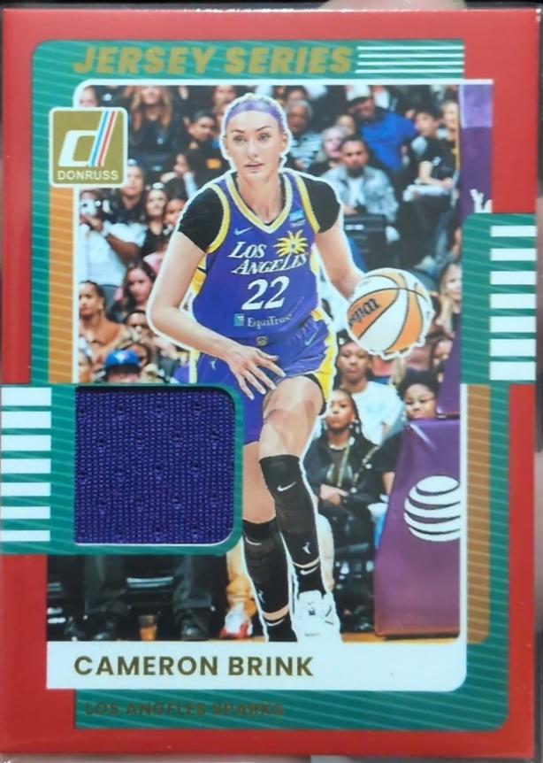 2025 Panini Donruss WNBA Jersey Series Cameron Brink #5 card