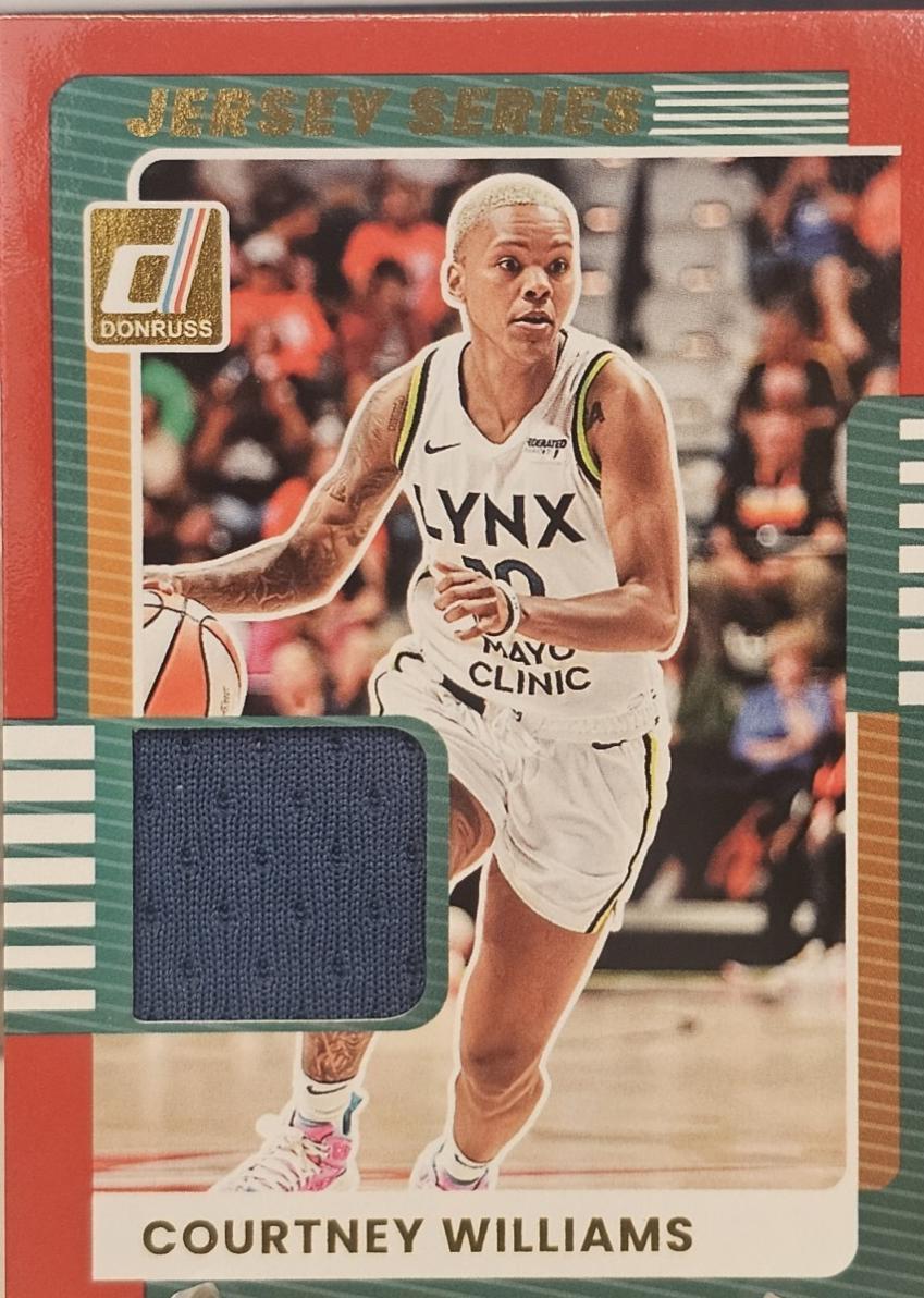 2025 Panini Donruss WNBA Jersey Series Courtney Williams #13 card