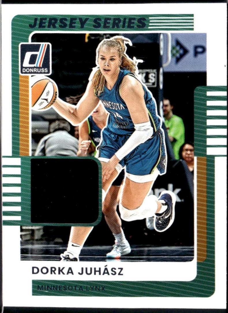 2025 Panini Donruss WNBA Jersey Series Dorka Juhasz #60 card
