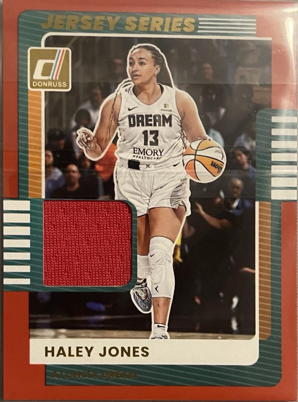2025 Panini Donruss WNBA Jersey Series Haley Jones #20 card