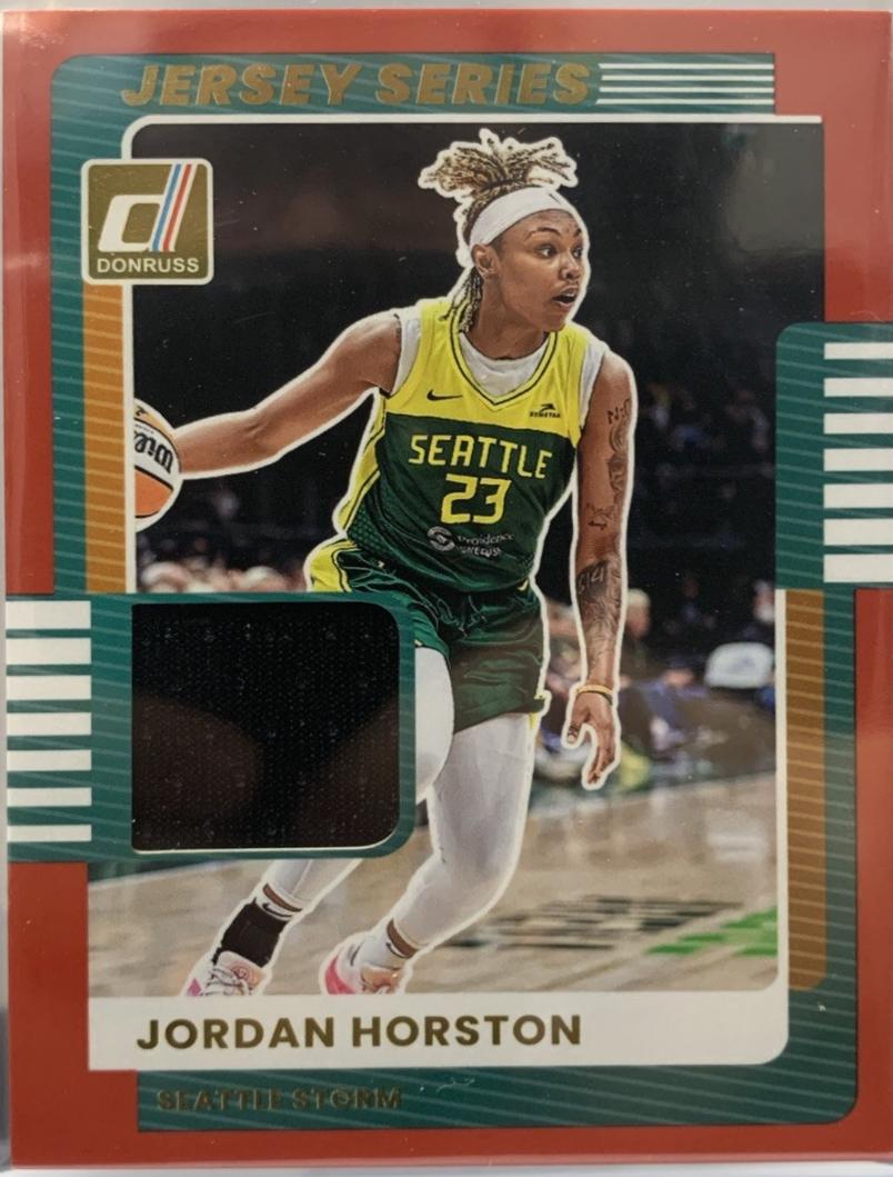 2025 Panini Donruss WNBA Jersey Series Jordan Horston #73 card