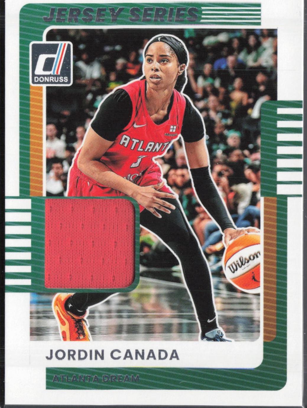 2025 Panini Donruss WNBA Jersey Series Jordin Canada #43 card