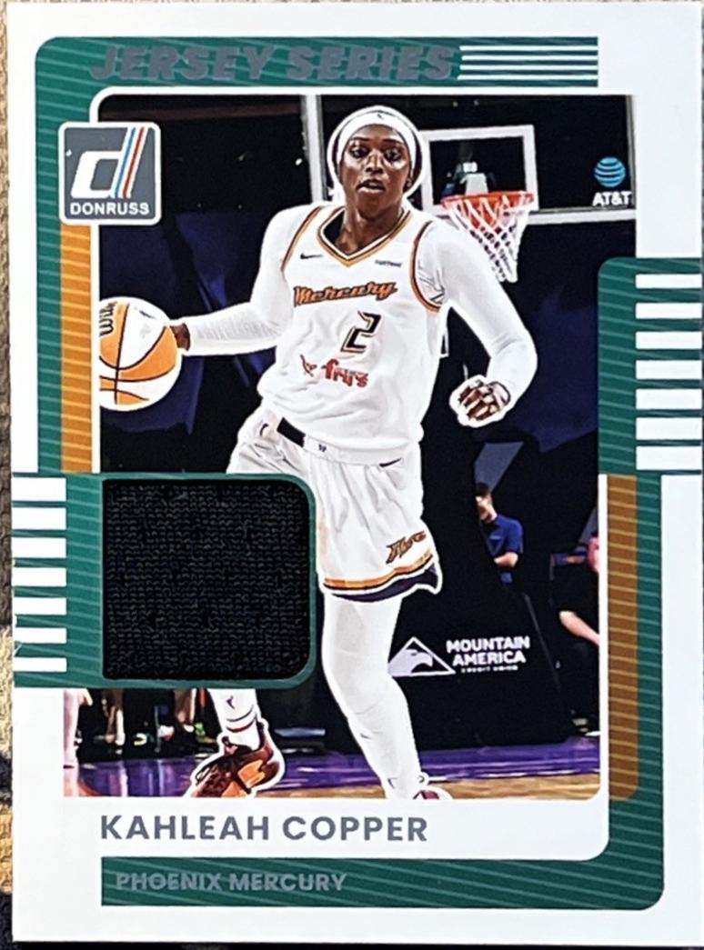 2025 Panini Donruss WNBA Jersey Series Kahleah Copper #80 card