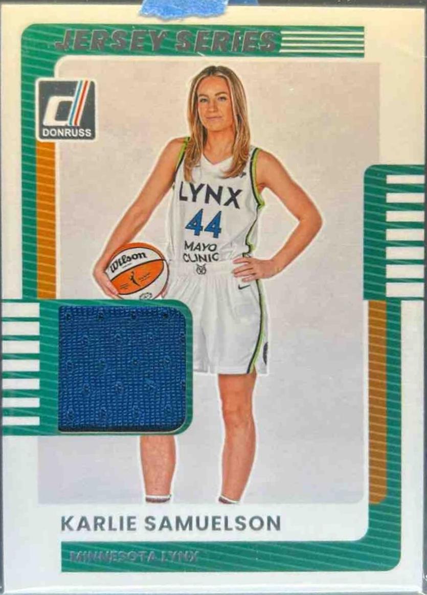 2025 Panini Donruss WNBA Jersey Series Karlie Samuelson #31 card
