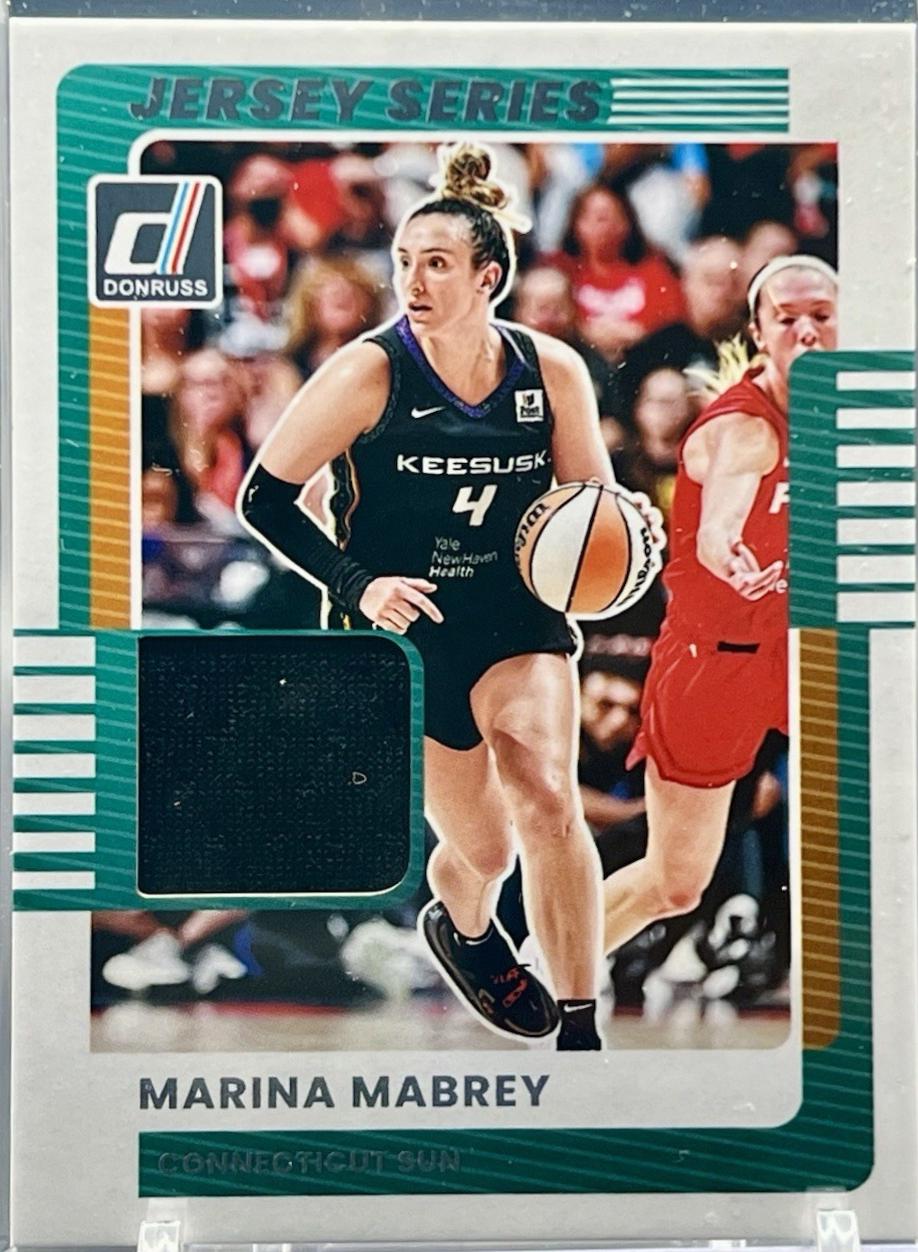2025 Panini Donruss WNBA Jersey Series Marina Mabrey #70 card