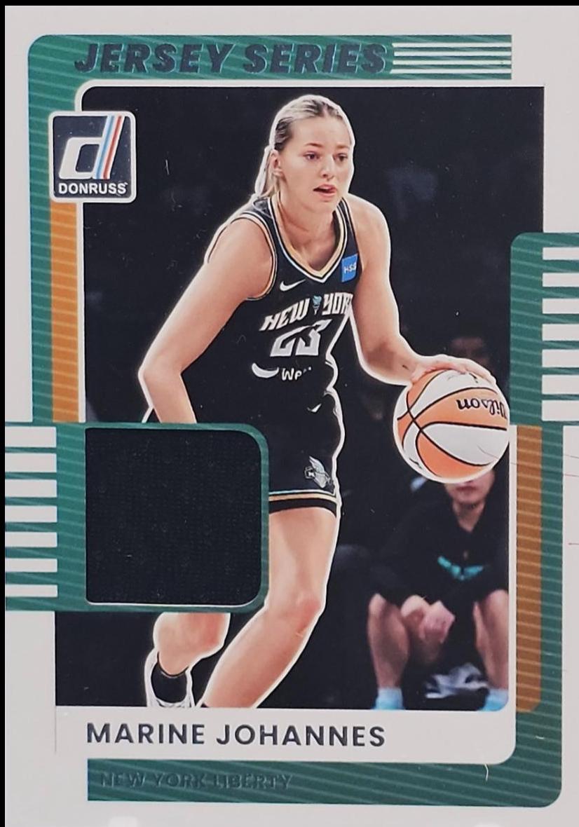 2025 Panini Donruss WNBA Jersey Series Marine Johannes #69 card