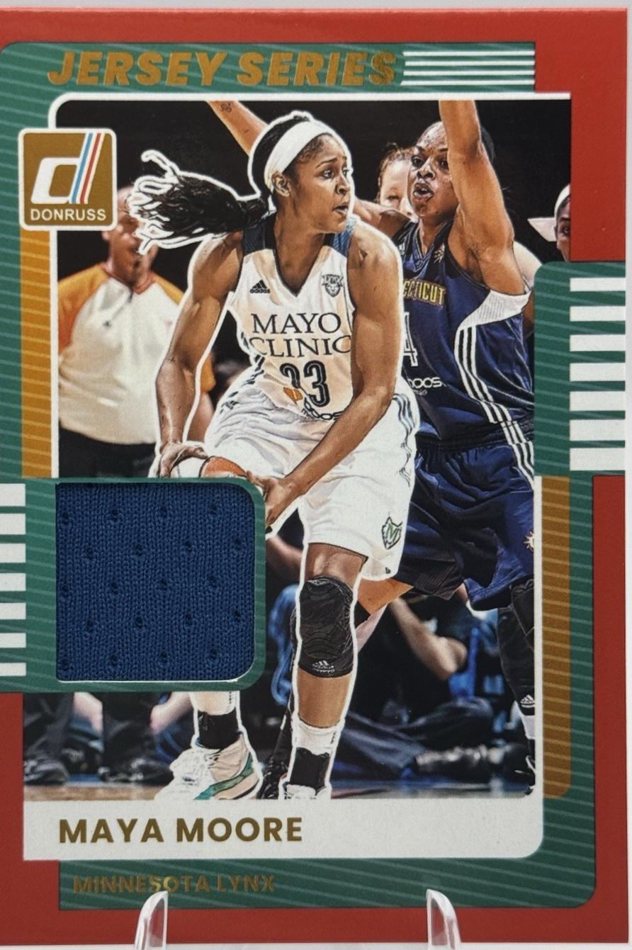 2025 Panini Donruss WNBA Jersey Series Maya Moore #25 card