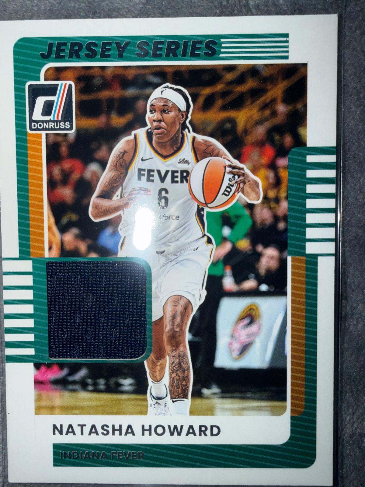 2025 Panini Donruss WNBA Jersey Series Natasha Howard #61 card