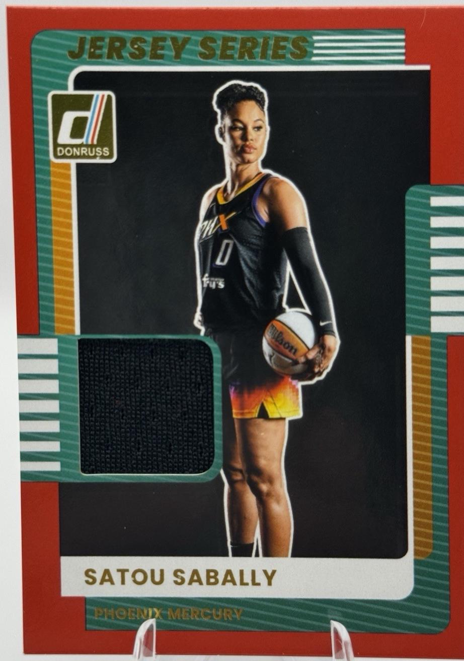 2025 Panini Donruss WNBA Jersey Series Satou Sabally #40 card