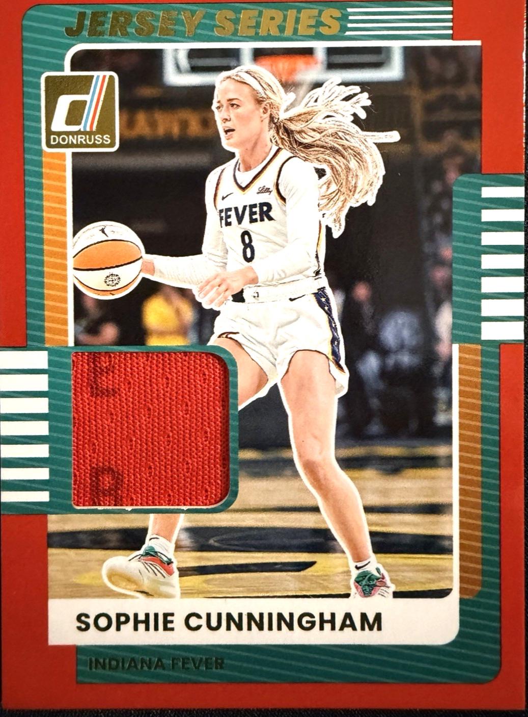 2025 Panini Donruss WNBA Jersey Series Sophie Cunningham #35 card