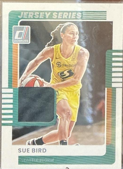 2025 Panini Donruss WNBA Jersey Series Sue Bird #19 card