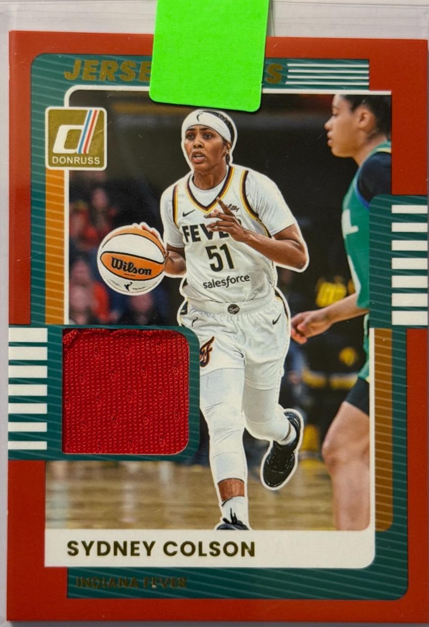 2025 Panini Donruss WNBA Jersey Series Sydney Colson #2 card