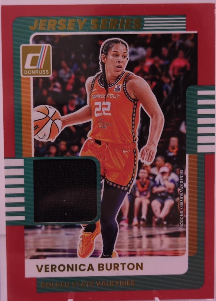 2025 Panini Donruss WNBA Jersey Series Veronica Burton #53 card