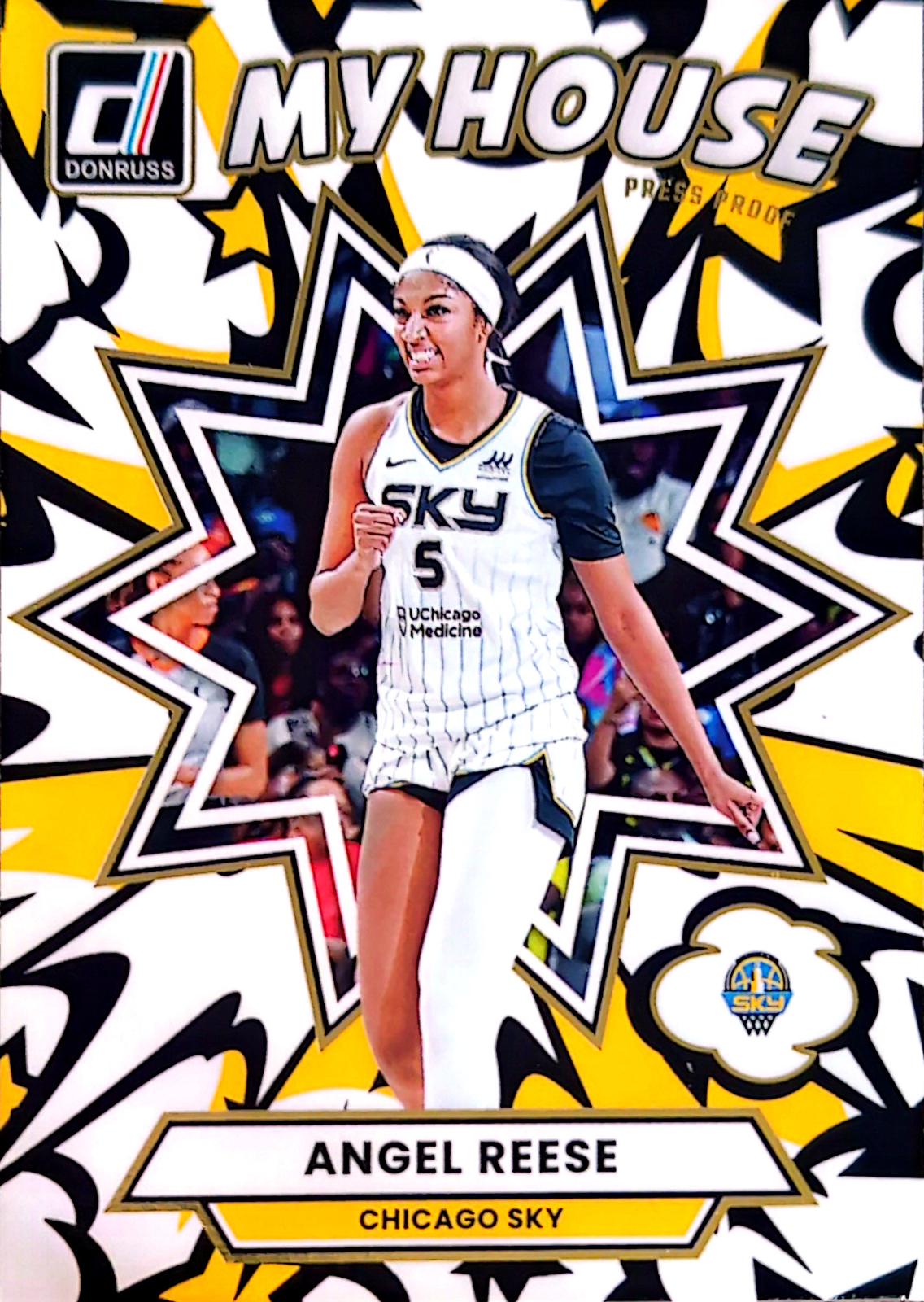 2025 Panini Donruss WNBA My House Angel Reese [Press Proof] #6 card