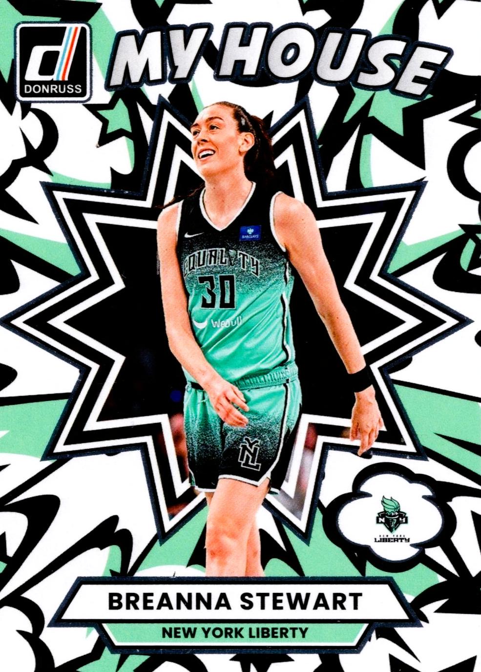 2025 Panini Donruss WNBA My House Breanna Stewart #8 card