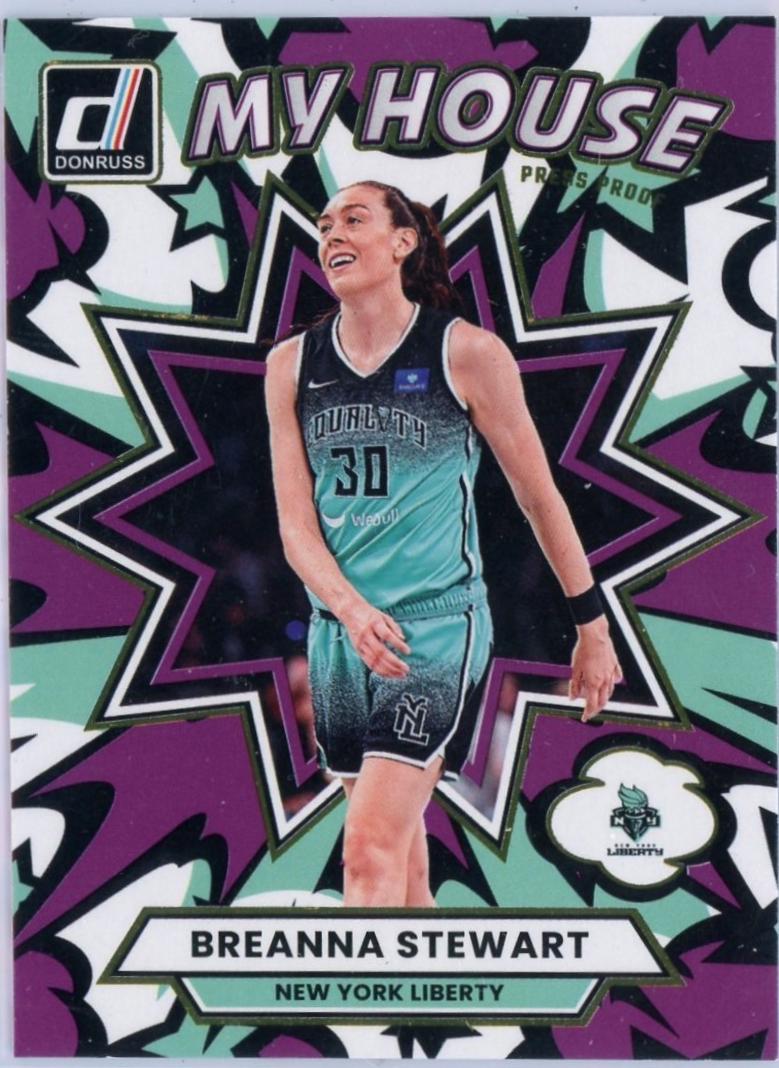 2025 Panini Donruss WNBA My House Breanna Stewart [Press Proof] #8 card