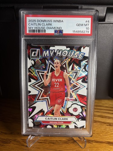 2025 Panini Donruss WNBA My House Caitlin Clark [Diamond] #4 card