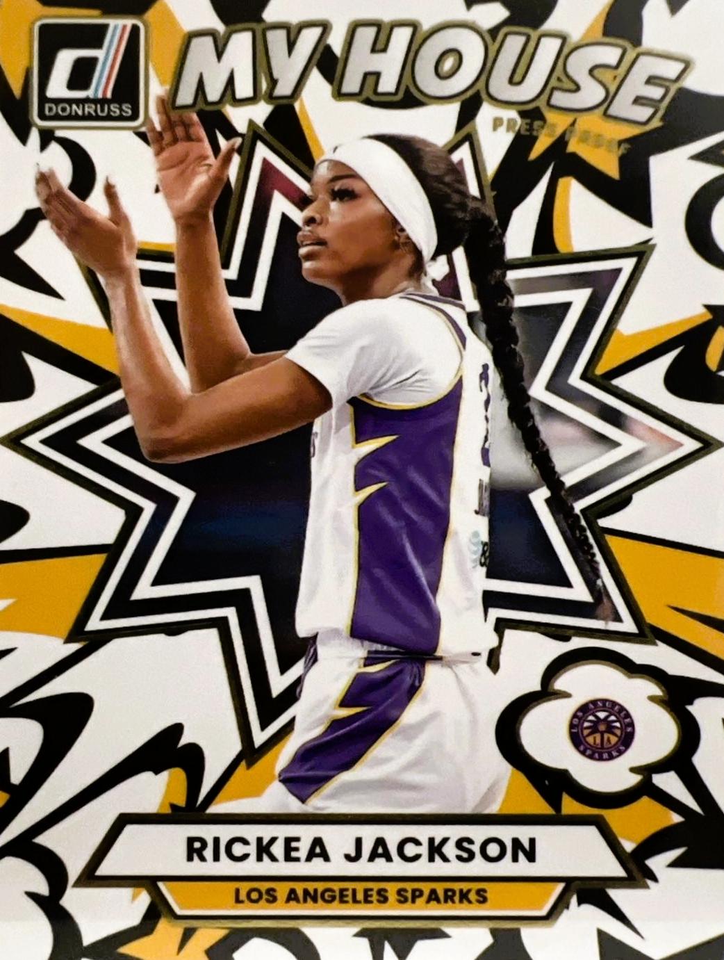 2025 Panini Donruss WNBA My House Rickea Jackson [Press Proof] #13 card