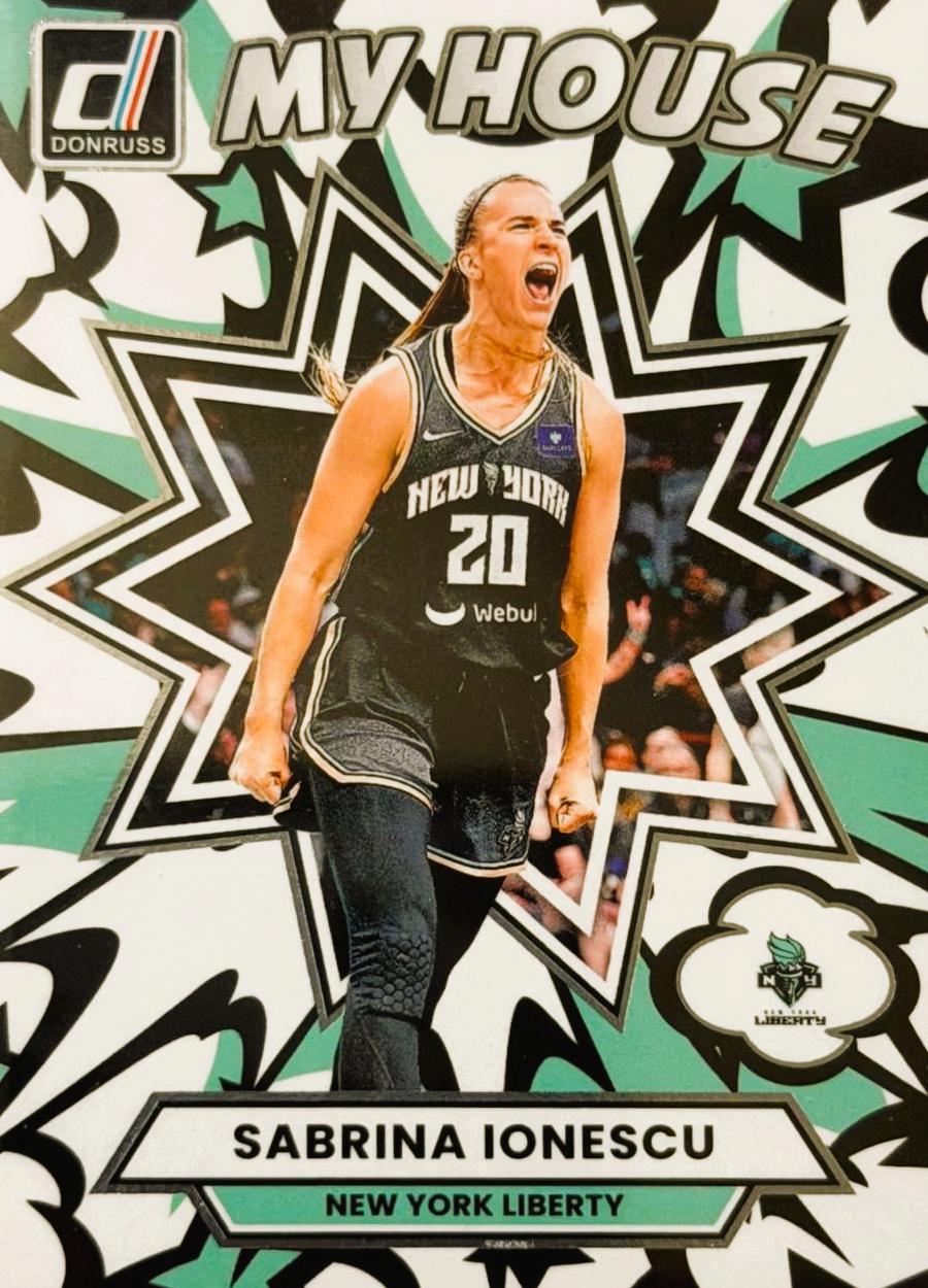 2025 Panini Donruss WNBA My House Sabrina Ionescu #1 card